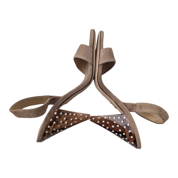 Tamara Mellon Studded Heel Sandals - Picture 3 of 8